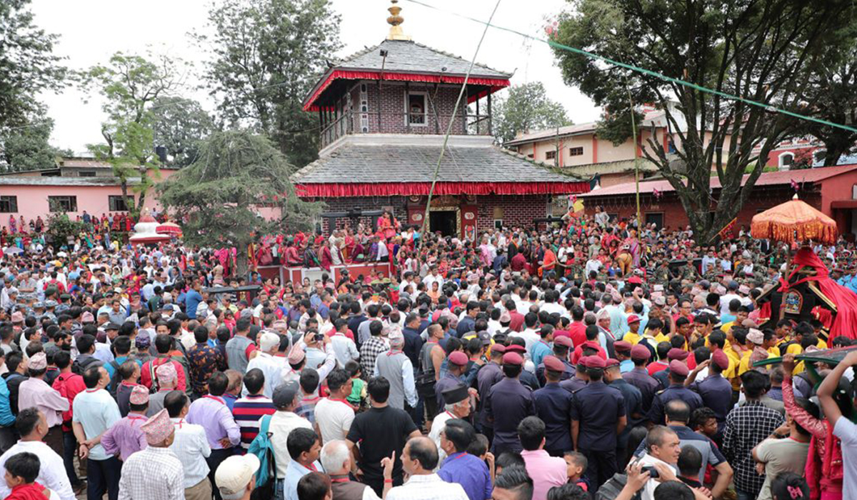 पाल्पामा आज ऐतिहासिक भगवती रथजात्रा मनाईँदै